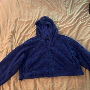 BDG Cropped Teddy Jacket